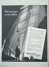 1943 Vintage American Railroads Morning Commute Print And Black & White picture