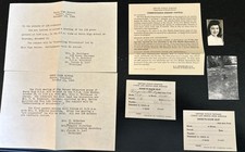 North High School Denver Ephemera Lot - photos, Hall Passes, Health Class 1946 picture