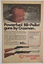 VINTAGE Print Ad B6C5 80s 90s Crosman BB Pellet GUN  picture
