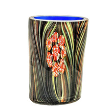 Vinci by Dynasty Gallery Hand Fused Art Glass Vase 10