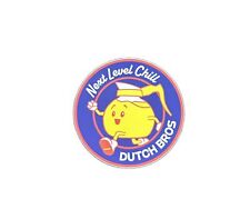 Dutch Bros Coffee Sticker Coffee Pot “Next Level Chill” Blue Yellow July 2022 picture