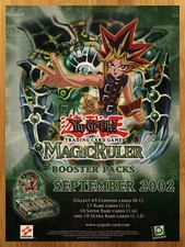 2002 Yu-Gi-Oh TCG Magic Ruler Print Ad/Poster Official CCG Card Game Promo Art picture