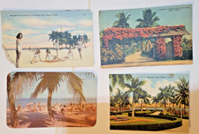 4 1940s/50s Miami Florida Vintage Postcards-Bayfront Park-Gateway-Crandon Pk etc picture