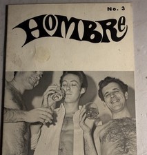 HOMBRE #3 1960’s  VINTAGE PHYSIQUE PHOTOGRAPHY & ART MAGAZINE GAY Interest picture