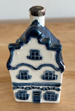 KLM Delft Blue House #1 Rynbende Holland Ceramic Miniature Collectible EMPTY picture