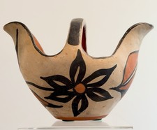 Vintage Kewa (Santo Domingo) Pueblo pottery basket picture