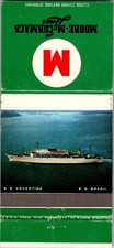 Moore-McCormack Lines Vintage Matchbook Cover 5MM28-6 picture