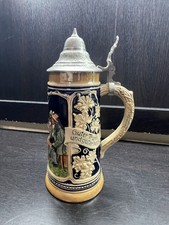 Vintage Marzi & Remy Beer Stein, Flirting Scene, No. 2452, Germany, Full Color picture