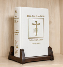 New American Bible Saint Joseph Edition Illustrated 1992 White Catholic NAB VG picture