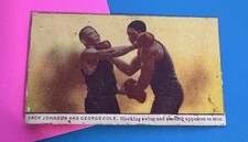 1910 E79 Jack Johnson - George Cole - 27 Scrappers - Philadelphia Caramel Trimme picture