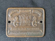 Antique Car Brass Plate Quality Seaman Bodies Nash Seaman Factories  EXCELLENT picture