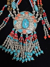 Vintage Tibetan Silver  Multiple  Stones picture