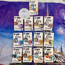 Disney Parks 2026 A-2-Z 13 Pin Set Collection LE 1275 A /Z, LE 1250 B/Y - M/N picture