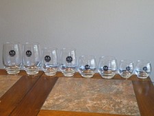 8 - 4 Sizes Vtg A-B Allen-Bradley Industrial Cocktail Glasses Glass Rare Find picture