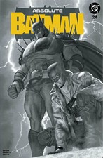 Absolute Batman #24 Mark Spears Exclusive BLACK WHITE Trade Dress Cardstock picture