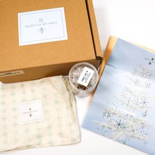 Martha Stewart Martha by Mail Colored Snowflake Christmas Tree Ornament Kit RARE picture