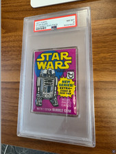 Vintage 1977 Topps Star Wars 3rd Series Sealed Unopened Wax Pack PSA 8 picture