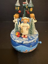 Christmas Angel Rotating Music Stand very European looking picture