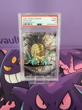 2000 - Topps Chrome Foil - Omastar #139 - Pokemon TV - PSA 9 - POP 21 - NEW CERT picture