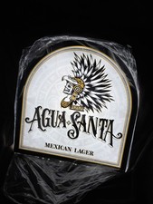 Figueroa Mountain Brewing Agua Santa NIB beer bar sign lighted rare led neon pub picture