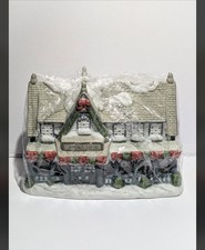 Vintage PartyLite Candle Shop Tealight House Village P0266 Original Box picture