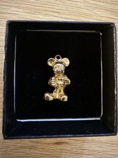 Authentic Vintage © Disney Mickey Mouse Gold Tone Pendant picture