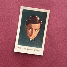Robert Wagner 1962 Dutch Gum TEVE Set #69 Trading Card picture