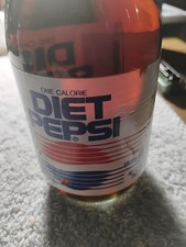 10 oz glass diet pepsi bottle foam label picture