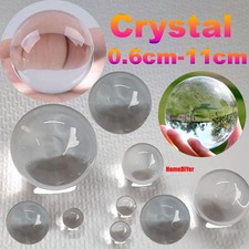 Clear Crystal Ball Glass Lens Sphere Photography Decorative Ornaments 0.6cm-11cm picture