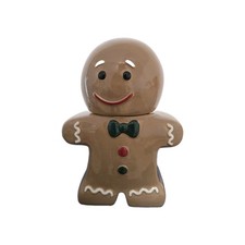 Gingerbread Man Cookie Jar, w/lid 11