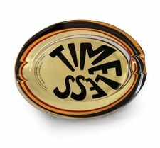 Nat Sherman Timeless Crystal Glass Ashtray - Cream - New picture