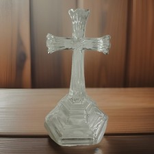 Vintage Deplomb Lead Crystal Cross 7