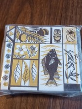 Vintage Retro Hawaiian Napkins Tiki  Honolulu Paper Company 36 Count Unopened  picture