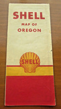 CIRCA 1949 SHELL MAP OF OREGON 1940 CENSUS picture