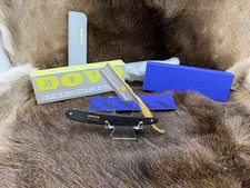 Dovo 6/8 Bergischer Lowe Straight Razor Germany  With 24kt. Gold Etch+ picture