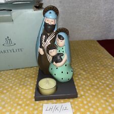 PartyLite Modern Holy Family Nativity Tealight Holder Joesph, Mary, Baby Jesus picture