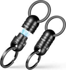 Quick Release Keychain Magnetic Key Holder Detachable Rings picture