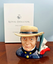 ROYAL DOULTON Character Jug WILLIAM B. TRAVIS D7292 Alamo Limited Ed. 100 IN BOX picture