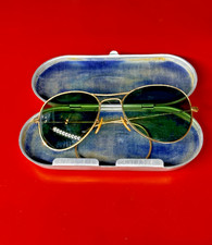 Vintage WWII Ray-Ban 12k Aviator's Sunglasses w/Original B&L Metal Case picture