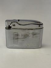 Vintage Ronson Adonis Lighter Chrome Flat Pocket Wick Petrol Newark NJ USA picture
