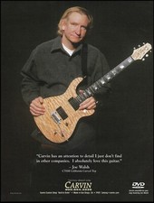 The Eagles Joe Walsh 2005 Carvin CT6M California Carved Top guitar advertisement picture
