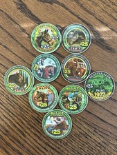 Set of (9) $25 Palms Casino LV *Limited Edition* Derby Racing 🏇 Casino Chips 🌹 picture