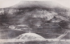 1962 Press Photo Dirt Rises after Underground Nuclear Bomb Test in Nevada picture