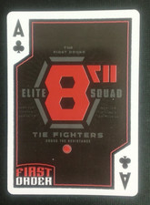 Star Wars Resistance vs. First Order Playing Card 8th Elite Squad Ace Clubs picture