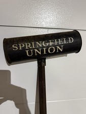 Vintage Springfield Union Newspaper Mailbox, Paper Ran In Spfld, MA 1864-1987 picture