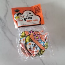 VINTAGE FUN WORLD HALLOWEEN PARTY BLOW OUTS PACK OF 5 - THE SCARECROW  picture