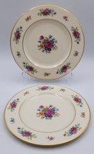 Lenox Rose Luncheon Plates Roughly 9 1/8