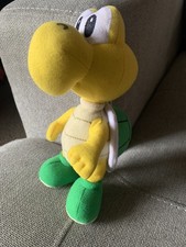 Nintendo Super Mario Bros Koopa Trooper GOLDIE Plush 2009 RARE SML Turtle No Tag picture