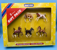 Breyer Stablemates Collection No. 5982,  5-Piece Horse Model Gift Pack, Plastic picture