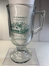 Vintage Biloxi Mississippi Mary Mahoney’s Restaurant Store Advertising Glass  picture